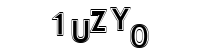 Blue Captcha Image