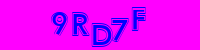 Blue Captcha Image