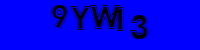 Blue Captcha Image