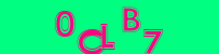 Blue Captcha Image