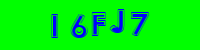 Blue Captcha Image