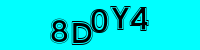 Blue Captcha Image