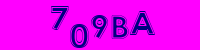 Blue Captcha Image