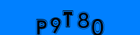 Blue Captcha Image