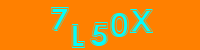 Blue Captcha Image