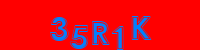 Blue Captcha Image