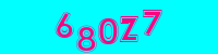 Blue Captcha Image