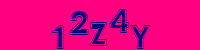 Blue Captcha Image