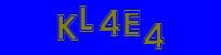 Blue Captcha Image