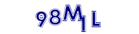 Blue Captcha Image