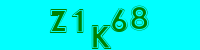 Blue Captcha Image