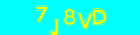 Blue Captcha Image
