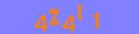 Blue Captcha Image