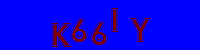 Blue Captcha Image