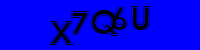 Blue Captcha Image
