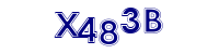 Blue Captcha Image