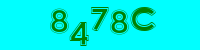 Blue Captcha Image