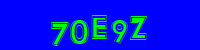 Blue Captcha Image