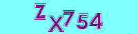Blue Captcha Image