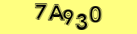 Blue Captcha Image