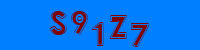Blue Captcha Image