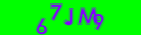 Blue Captcha Image
