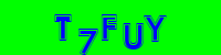 Blue Captcha Image