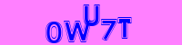 Blue Captcha Image