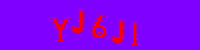 Blue Captcha Image