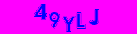 Blue Captcha Image