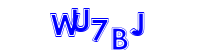 Blue Captcha Image
