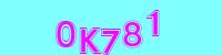 Blue Captcha Image