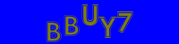 Blue Captcha Image