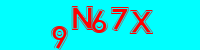 Blue Captcha Image