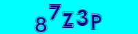 Blue Captcha Image
