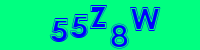 Blue Captcha Image
