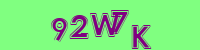 Blue Captcha Image