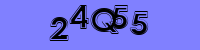 Blue Captcha Image