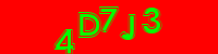 Blue Captcha Image