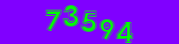 Blue Captcha Image
