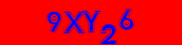 Blue Captcha Image