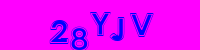 Blue Captcha Image