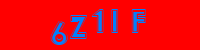 Blue Captcha Image