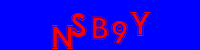Blue Captcha Image