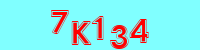Blue Captcha Image