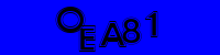 Blue Captcha Image