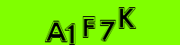 Blue Captcha Image