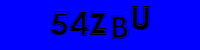 Blue Captcha Image