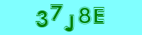 Blue Captcha Image