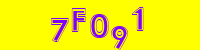 Blue Captcha Image